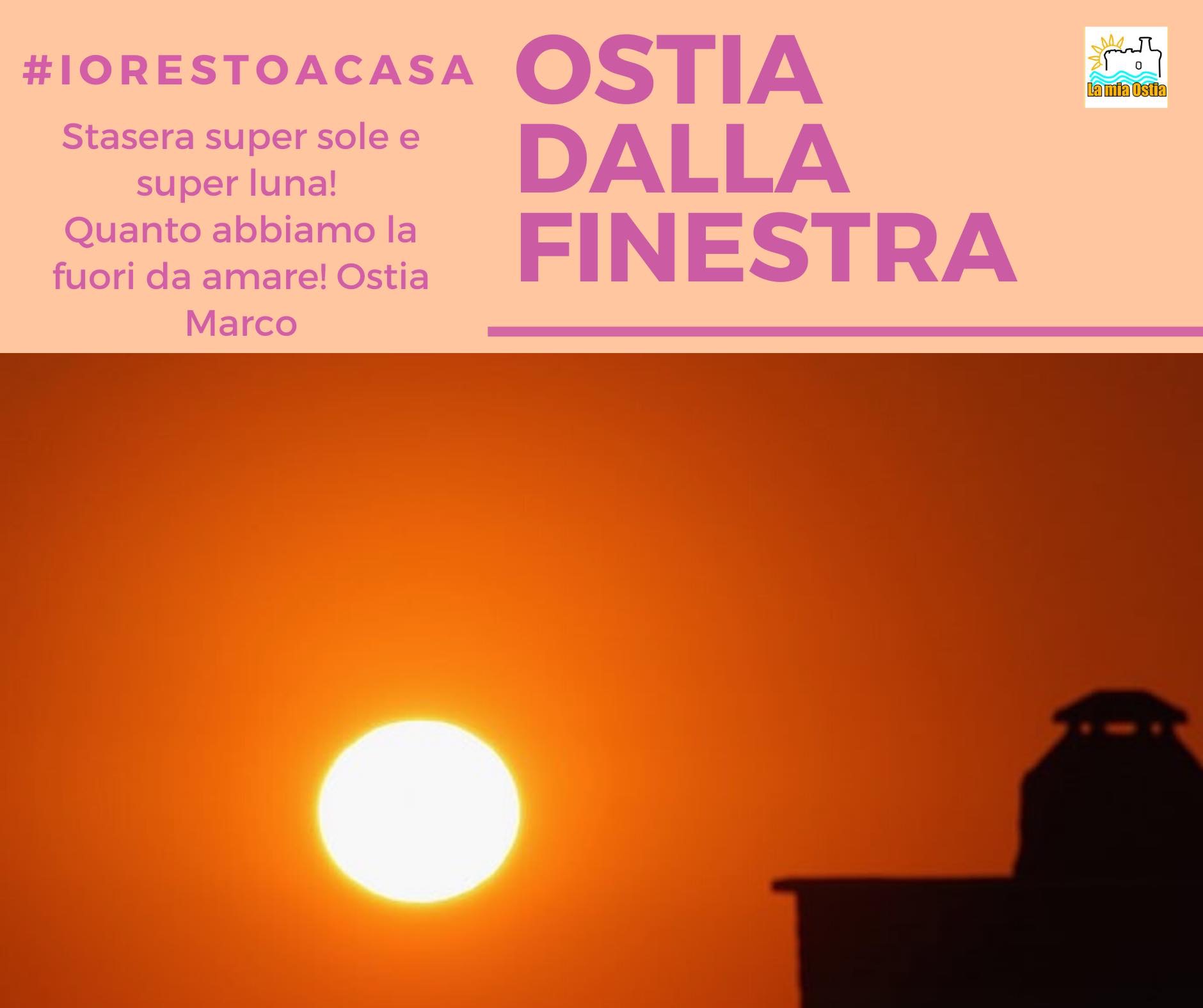 Ostia dalla finestra: mese di aprile